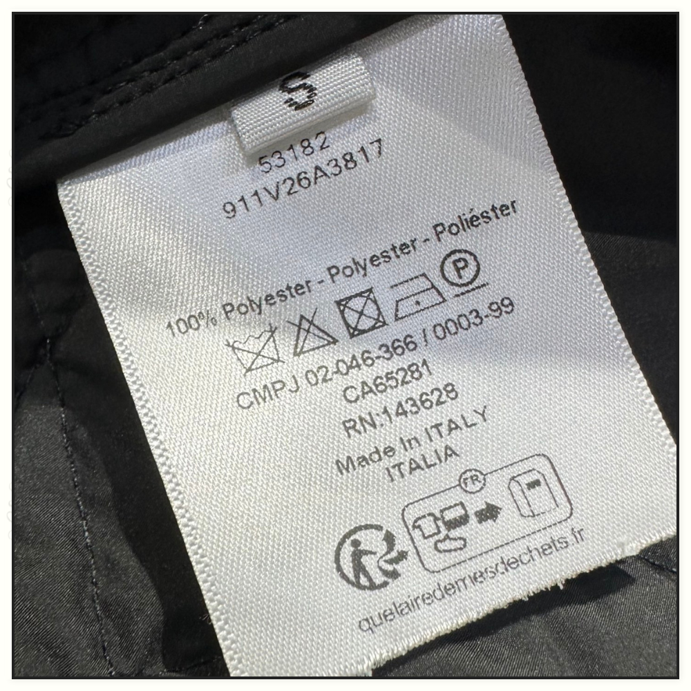 MACROCANNAGE BLACK TECHNICAL TAFFETA CAPE