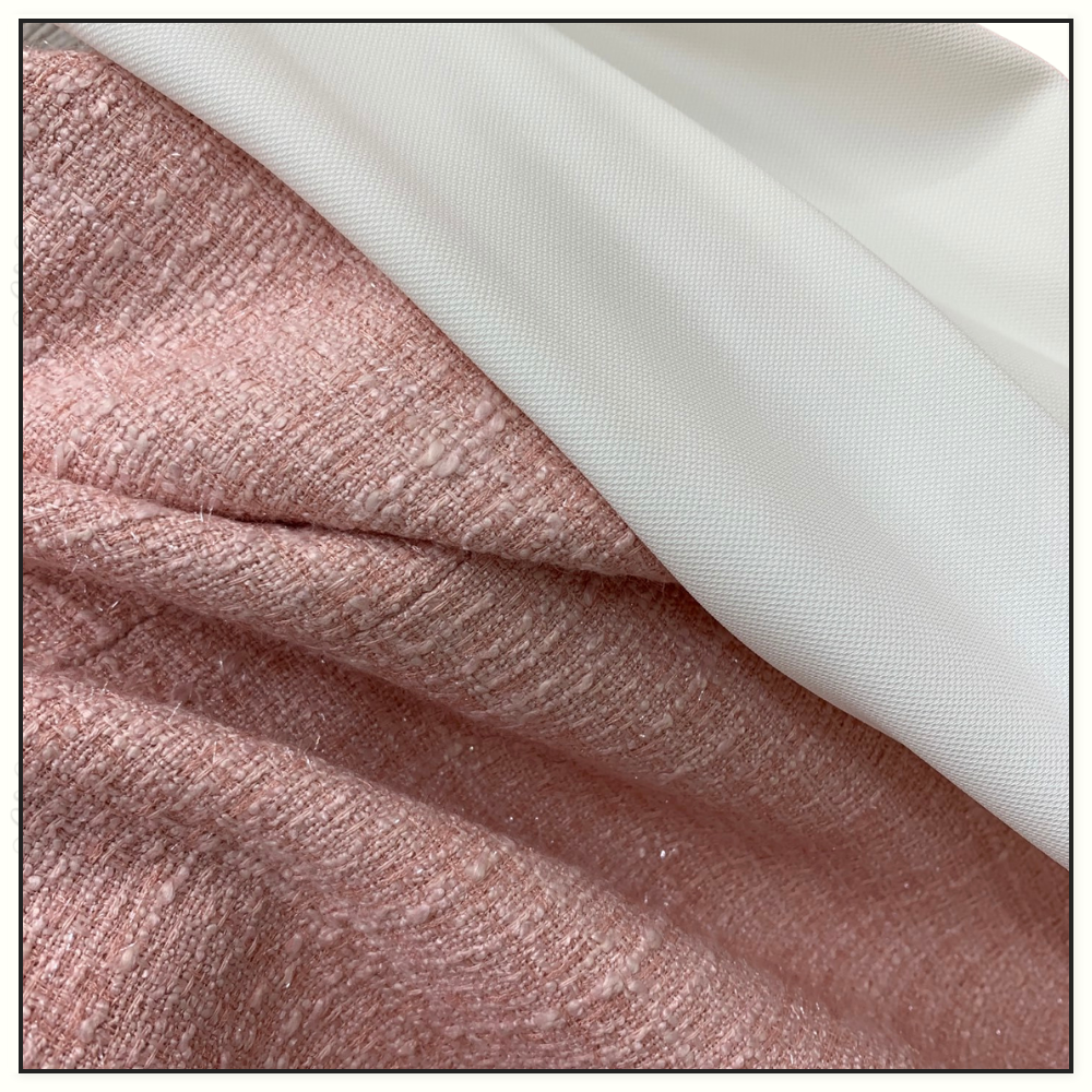 TWEED DRESS WITH BLOUSON SLEEVE