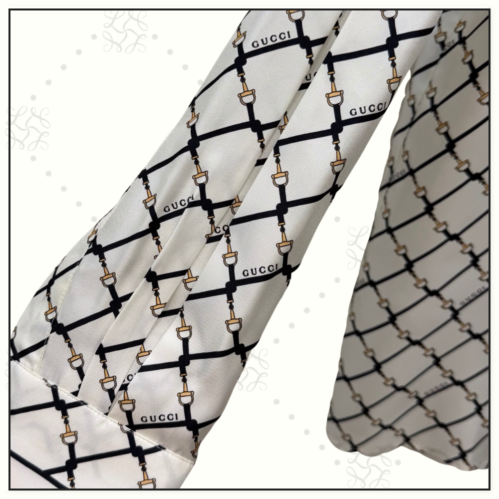 PRINTED SILK TWILL SHIRT