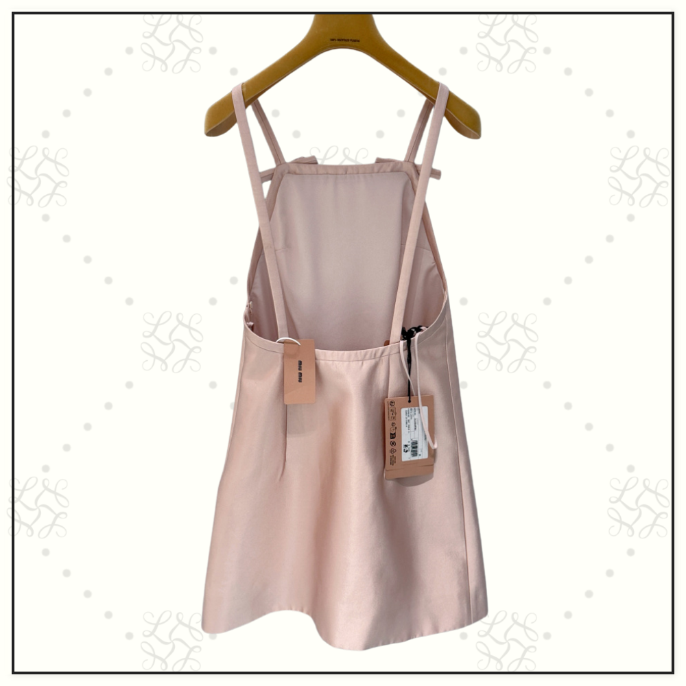 SILK & WOOL MINI DRESS