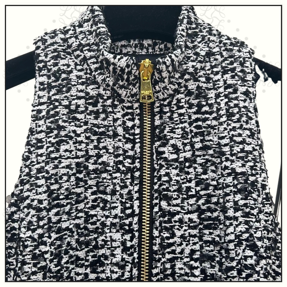 ZIP FRONT FLARED MINI DRESS