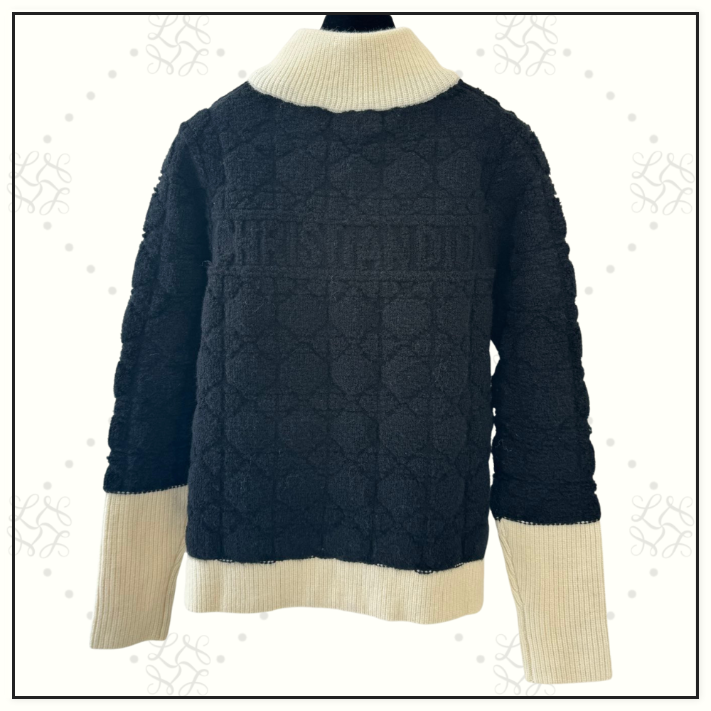 MACROCANNAGE ZIPPED CARDIGAN