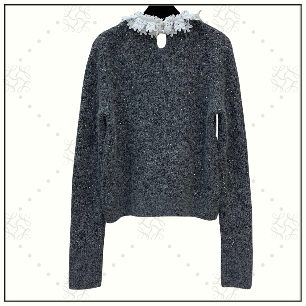 CRYSTAL EMBELLISHED SWEATER