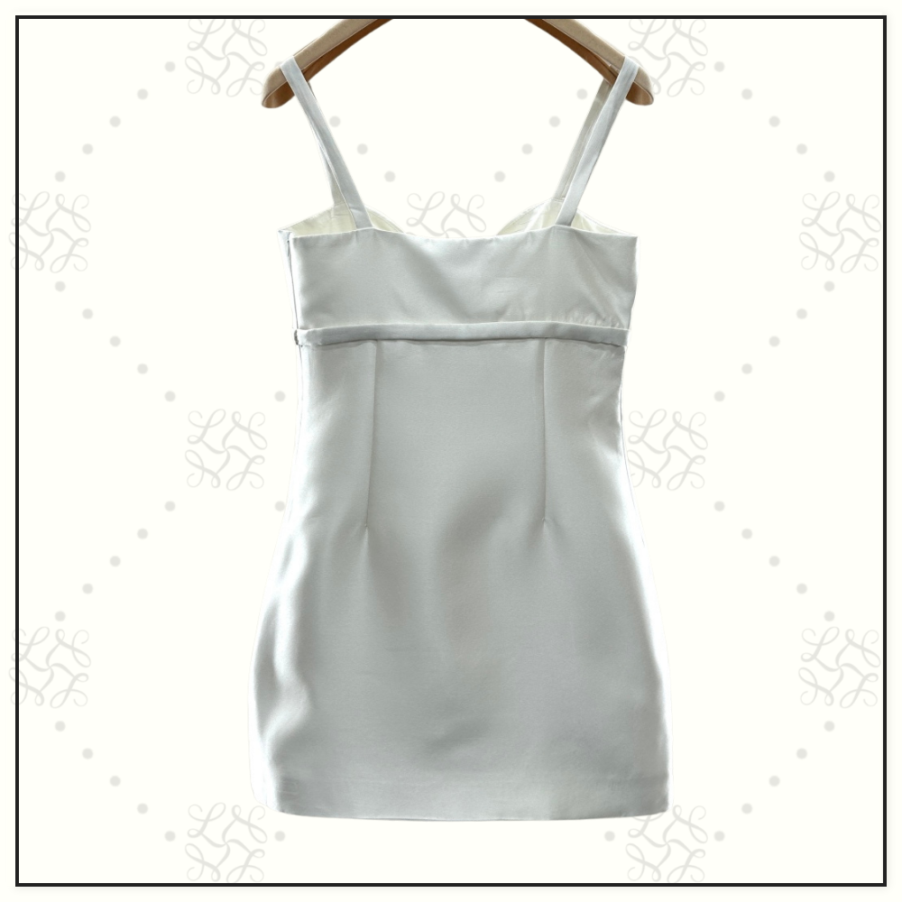 SILK & WOOL MINI DRESS