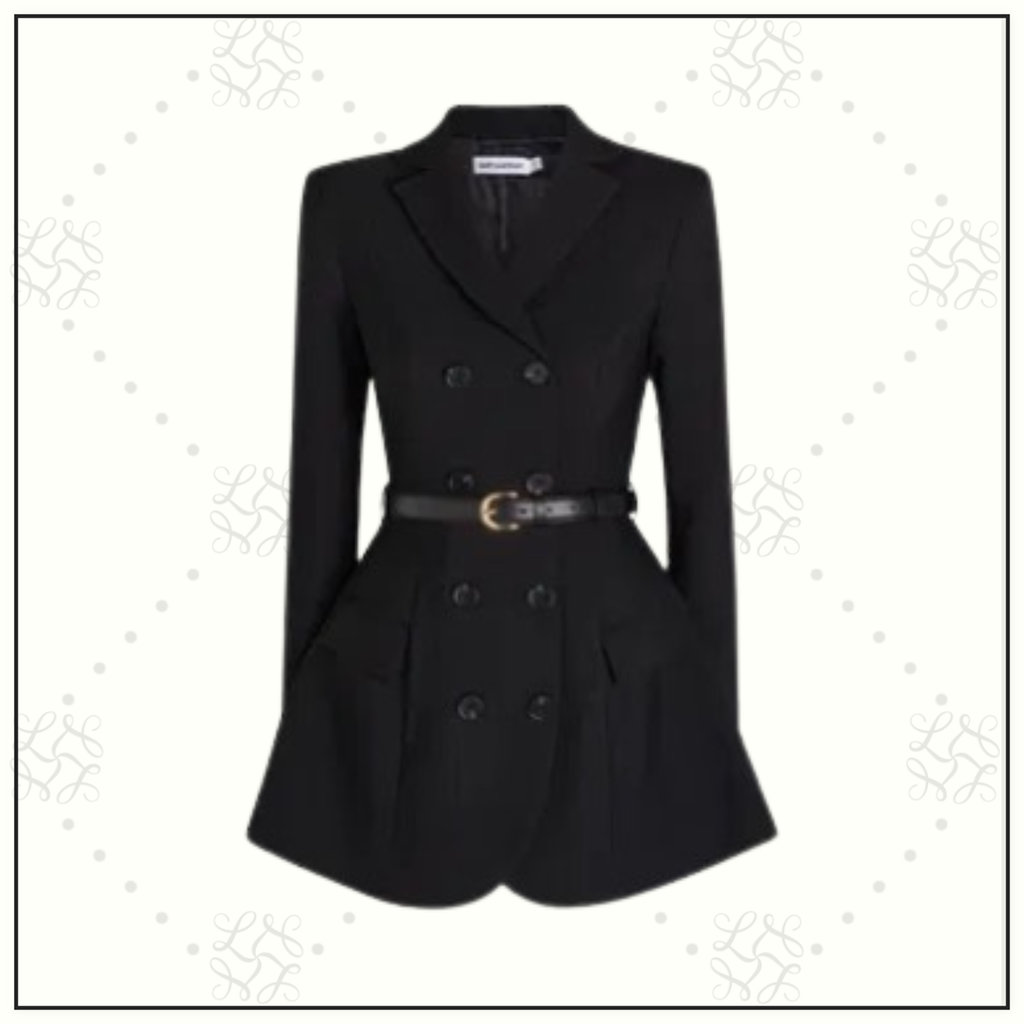 WOOL BLEND MINI DRESS