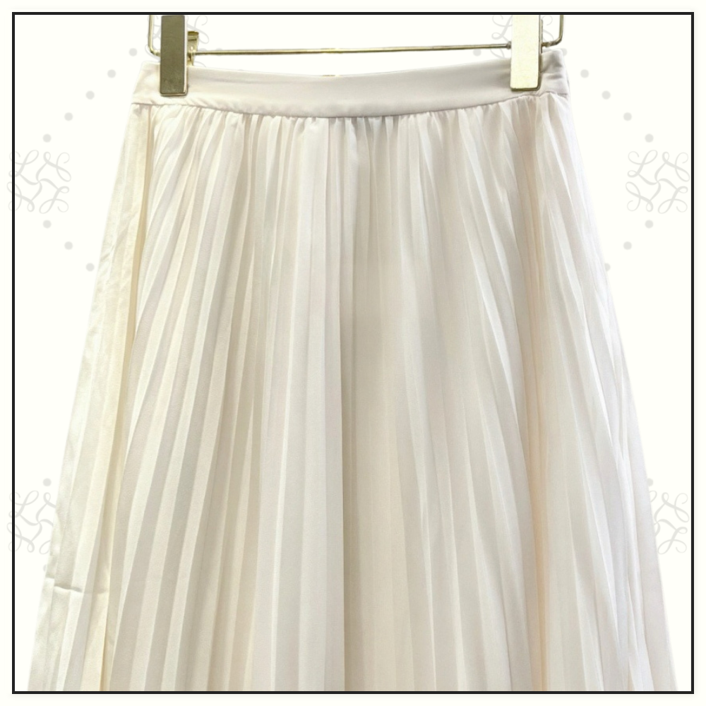 PLEATED GEORGETTE BOUCLE JACKET & MIDI DRESS