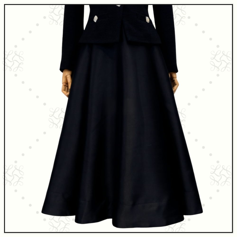 TAFFETA MIDI DRESS