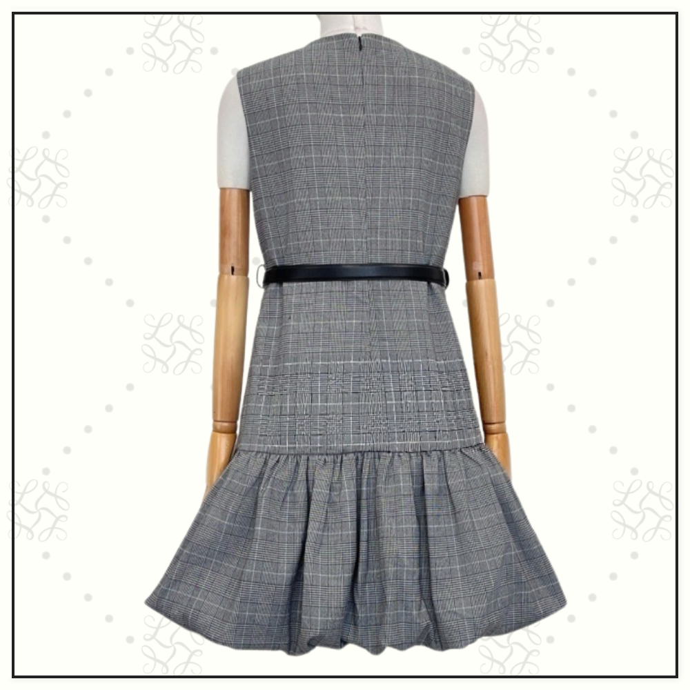 PRINCE OF WALES CHECK MINI DRESS