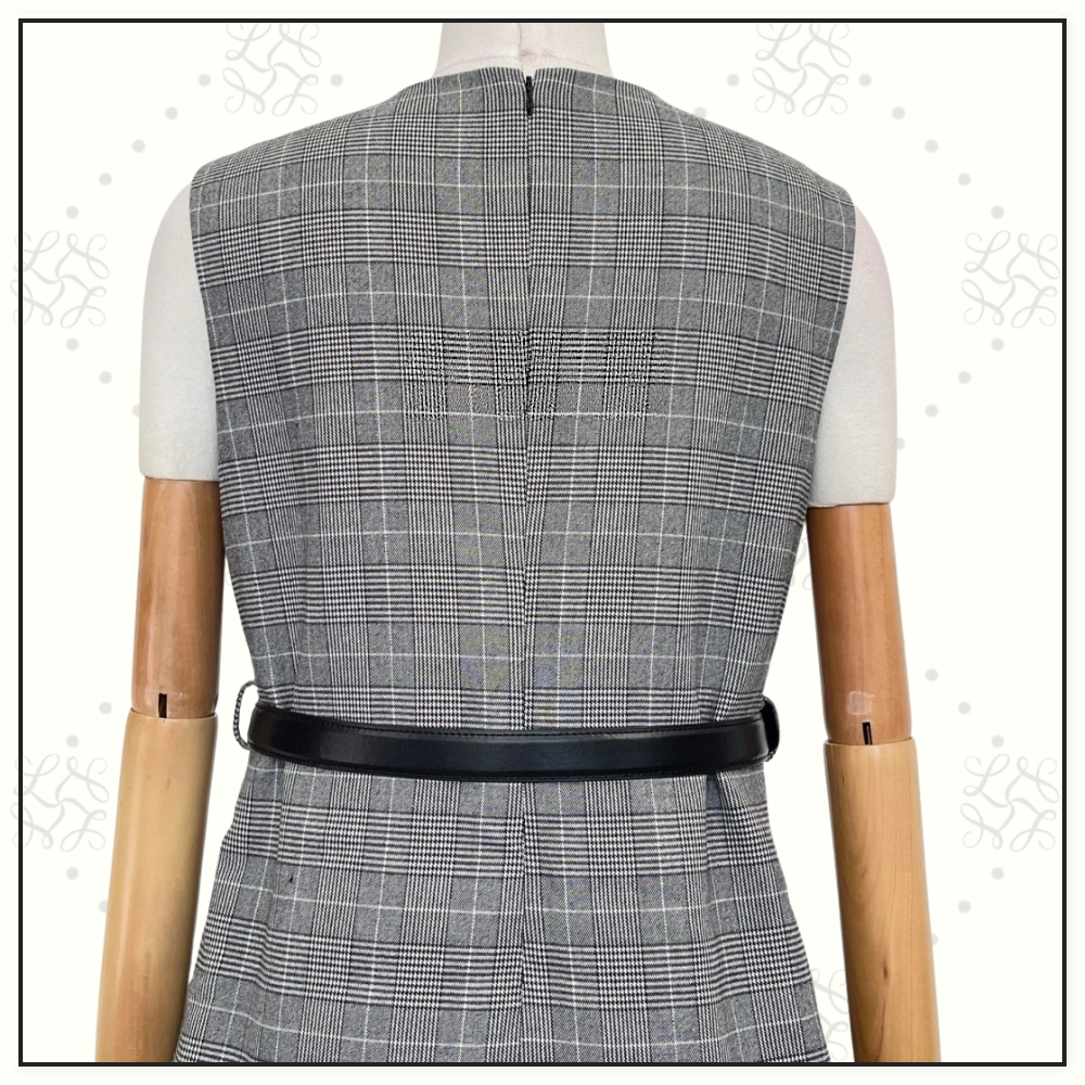 PRINCE OF WALES CHECK MINI DRESS
