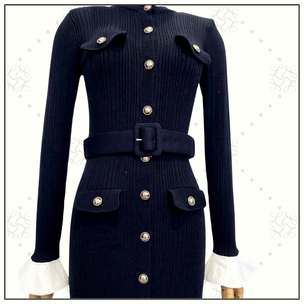 RIBBED KNIT MAXI DRESS