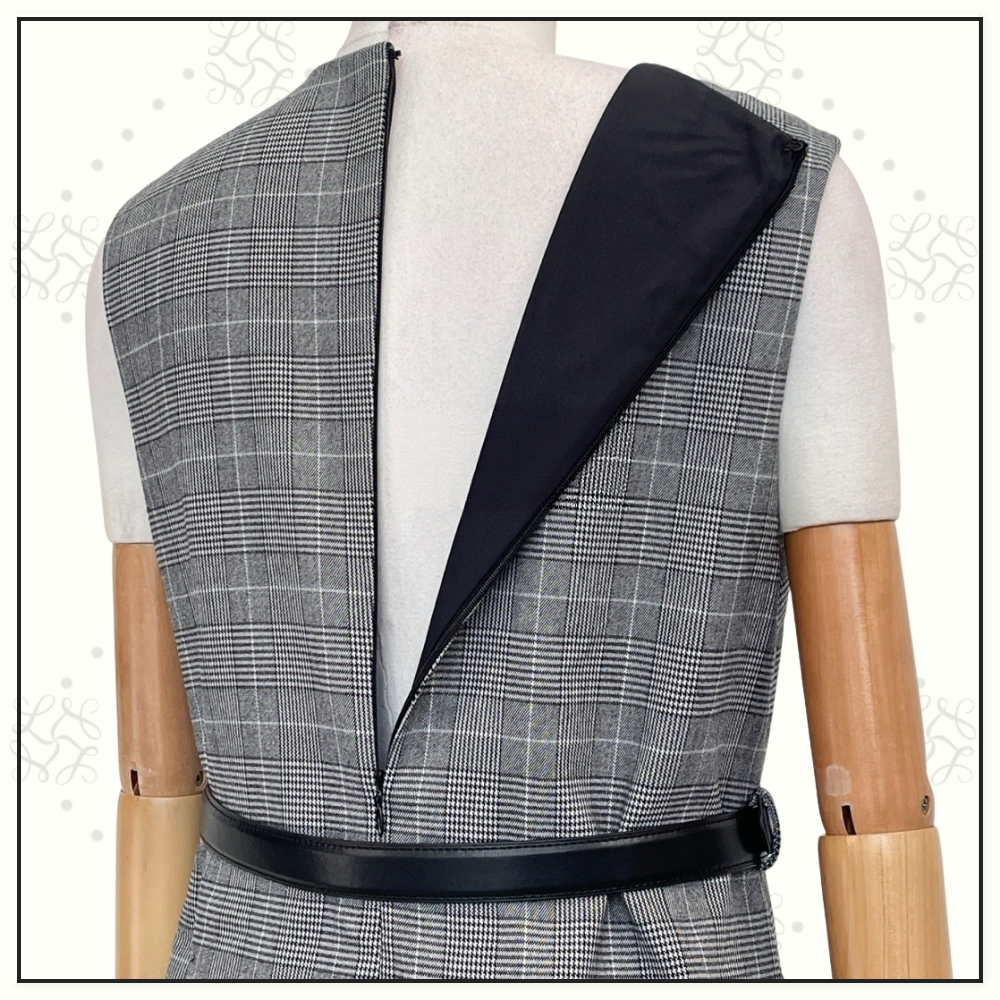 PRINCE OF WALES CHECK MINI DRESS