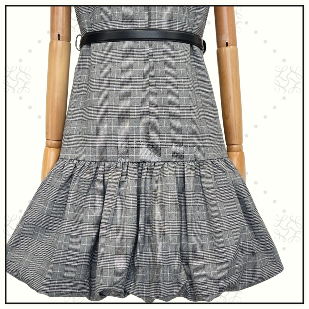 PRINCE OF WALES CHECK MINI DRESS