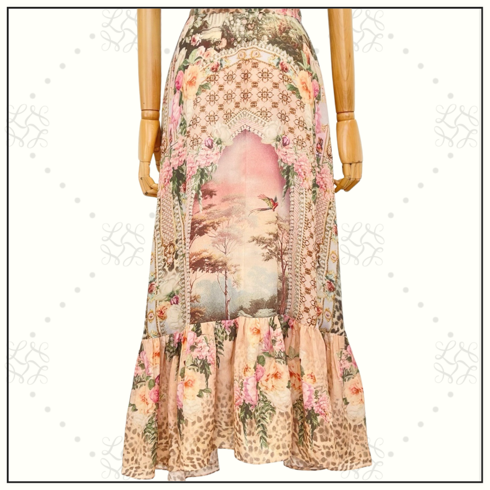 NECKTIE DRESS WITH ELASTICATED WAIST