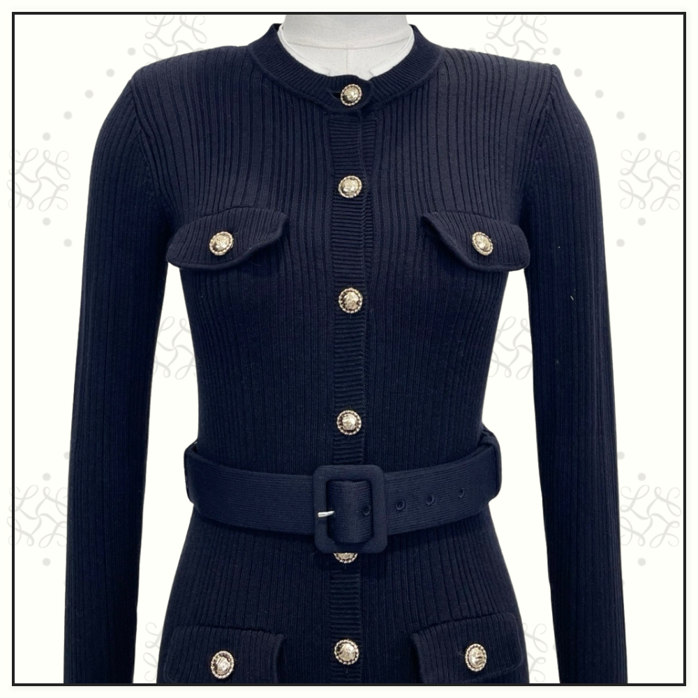 RIBBED KNIT MAXI DRESS