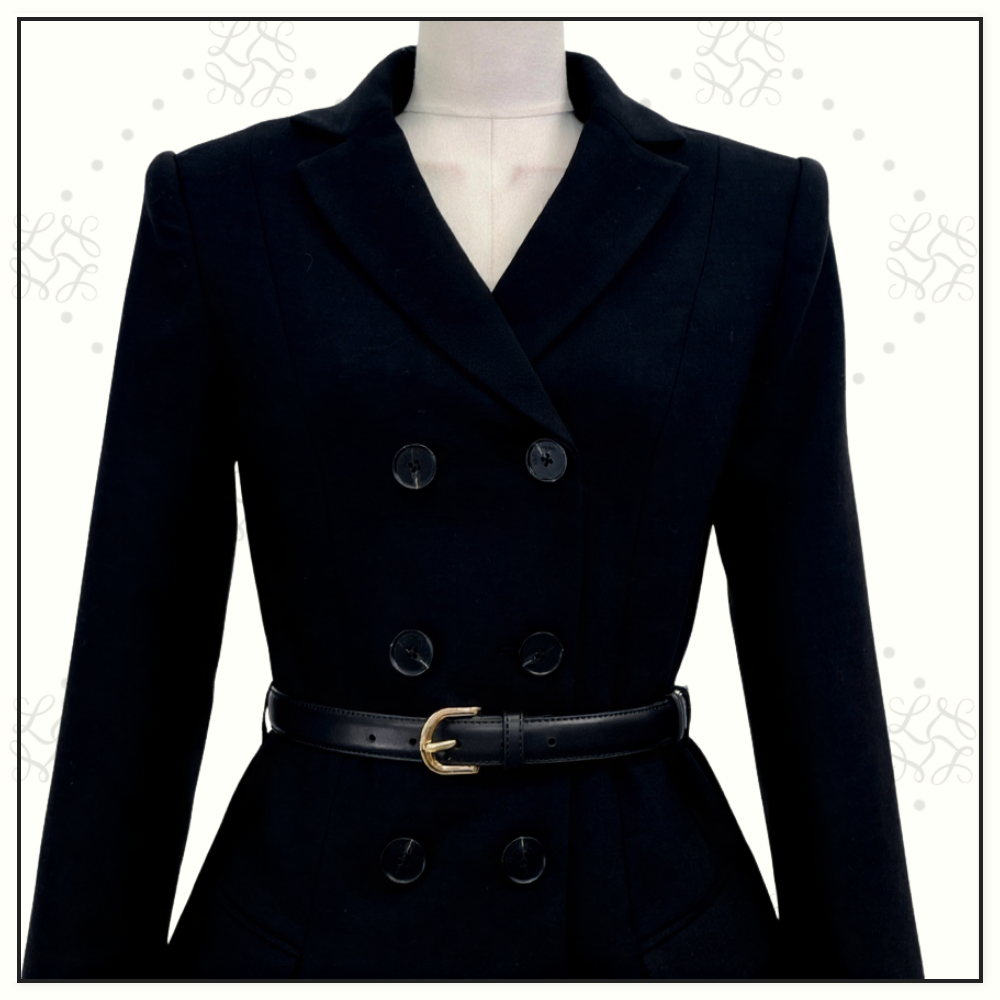 WOOL BLEND MINI DRESS