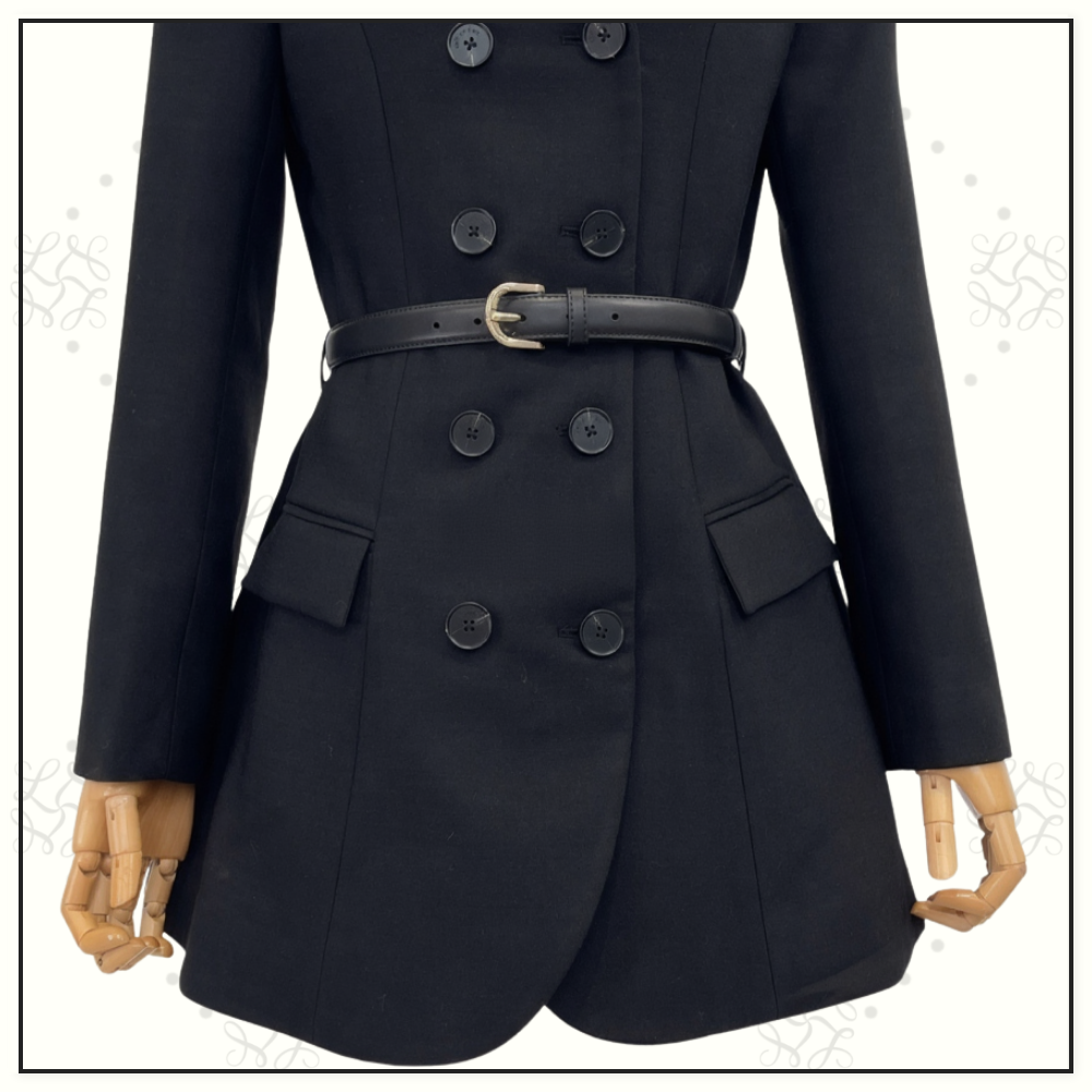 WOOL BLEND MINI DRESS