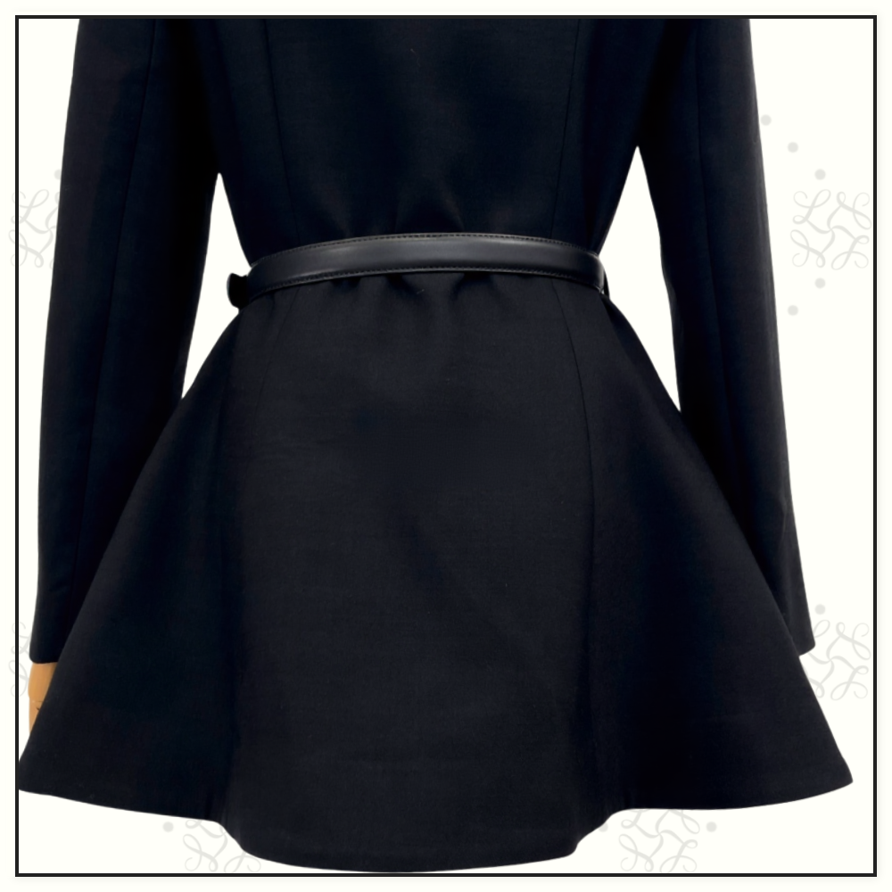 WOOL BLEND MINI DRESS