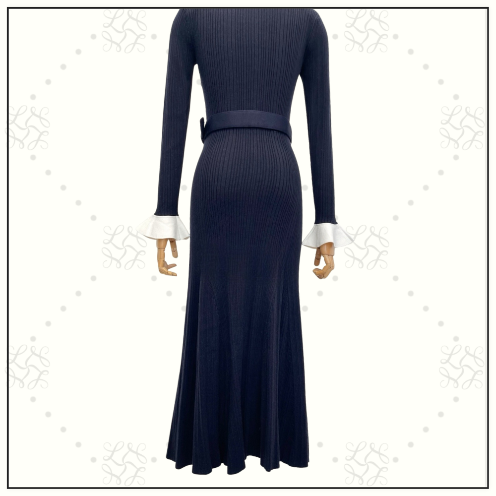 RIBBED KNIT MAXI DRESS