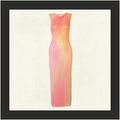 PRINTED MESH RHINESTONE MIDI DRESS