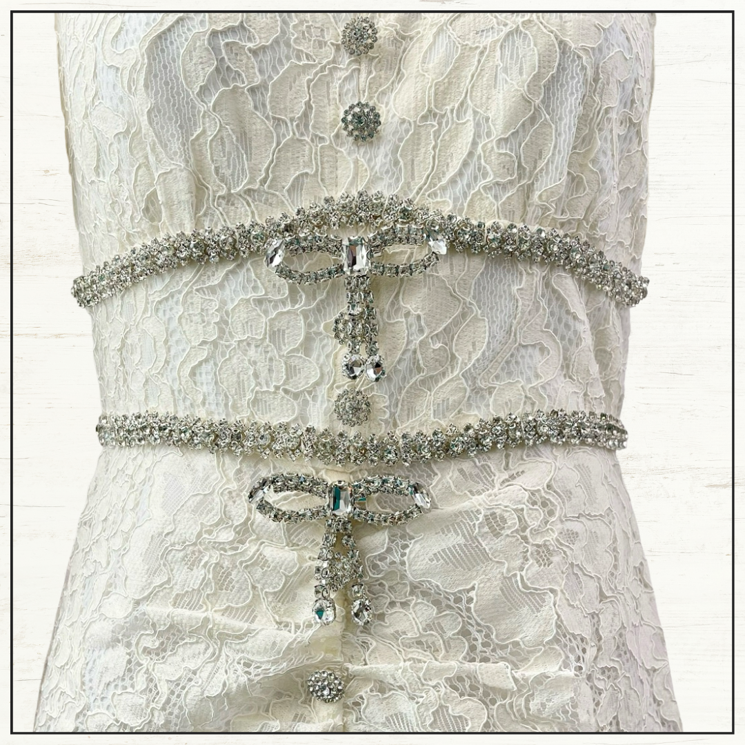 LACE TRIM MIDI DRESS