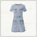 DENIM MINI DRESS