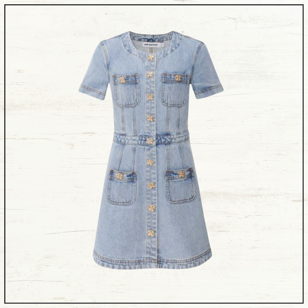 DENIM MINI DRESS