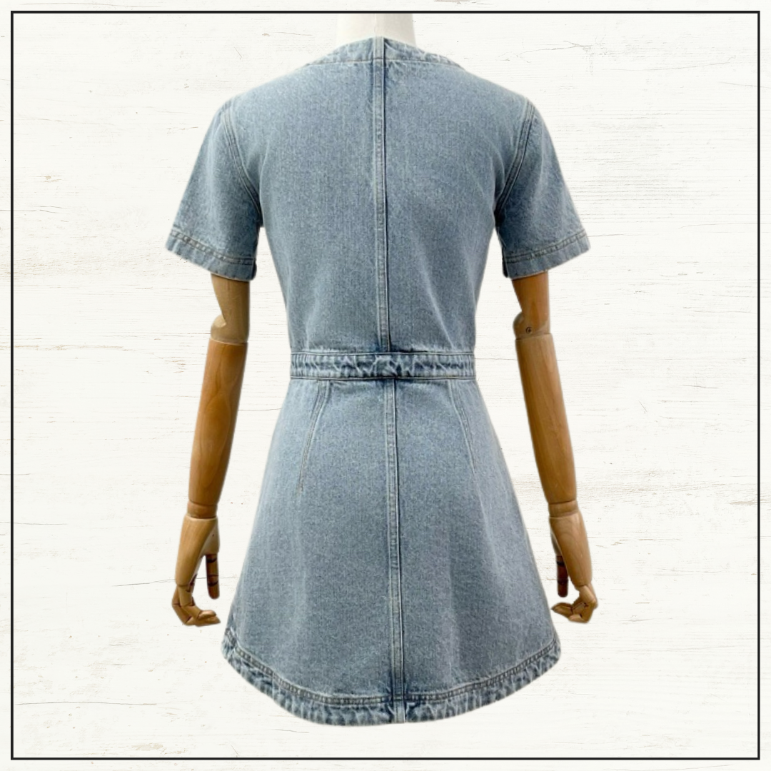 DENIM MINI DRESS
