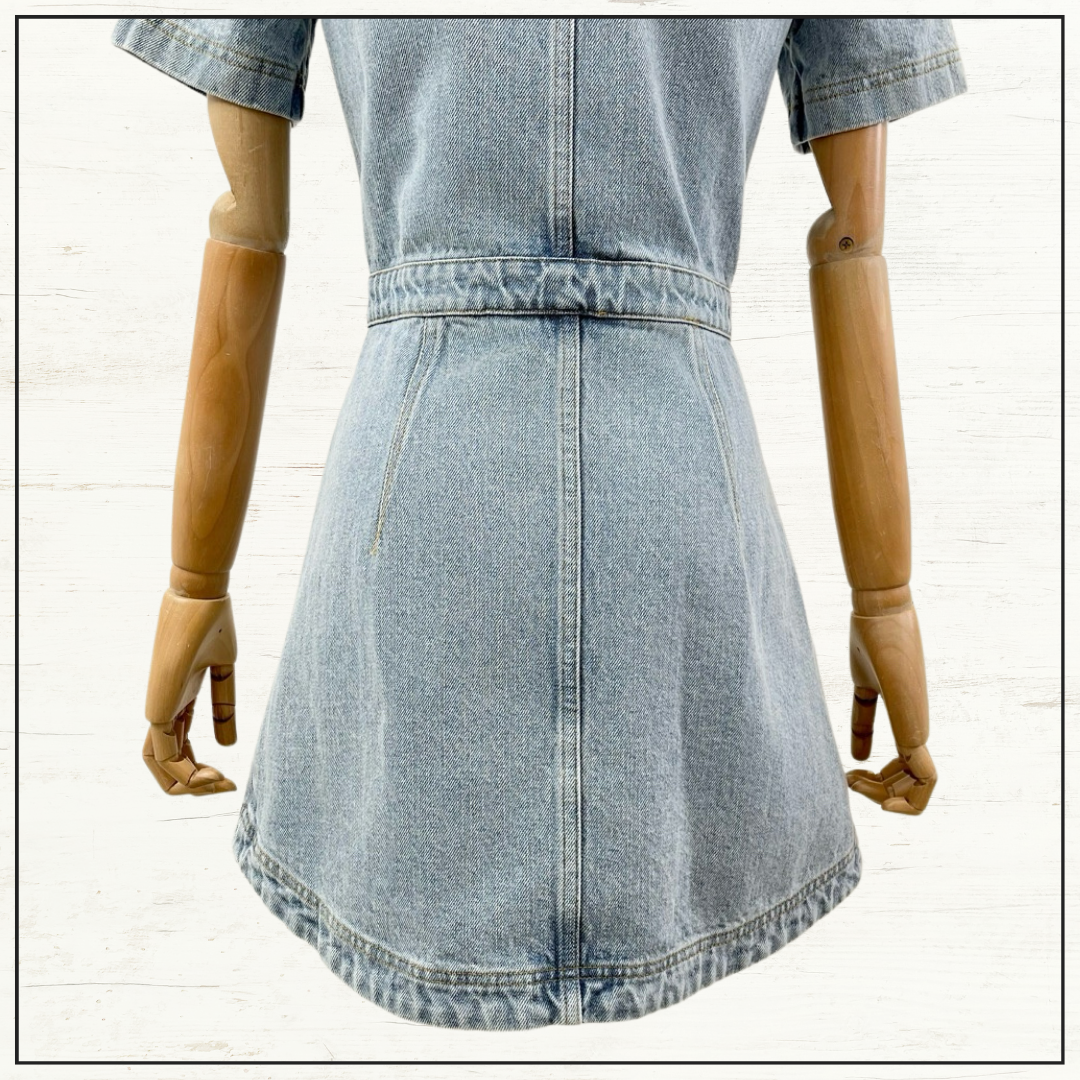 DENIM MINI DRESS