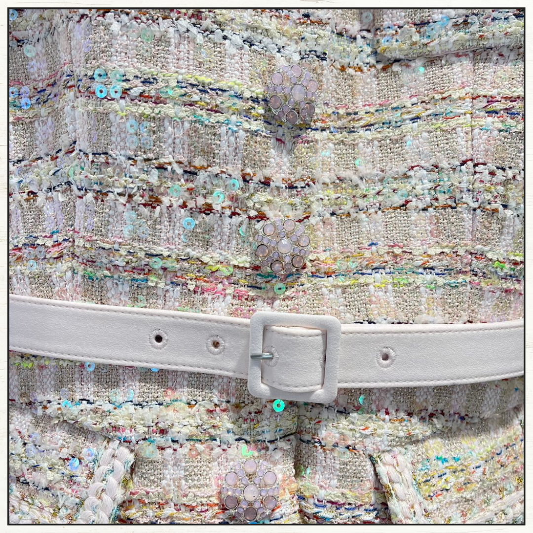 EMBELLISHED MIDI DRESS