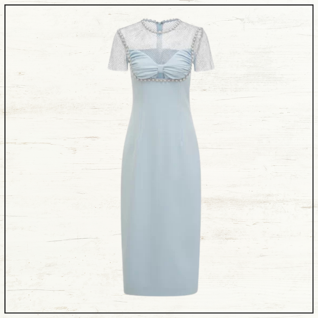 EMBELLISHED MIDI DRESS