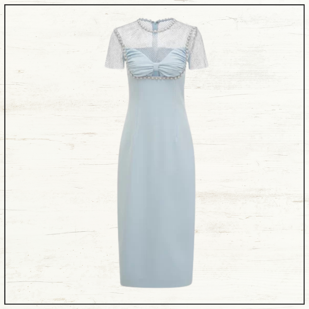 EMBELLISHED MIDI DRESS