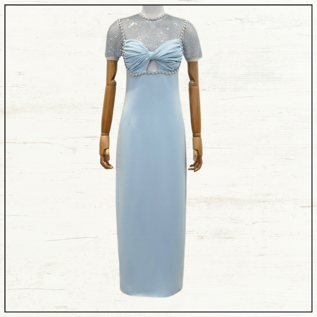 EMBELLISHED MIDI DRESS