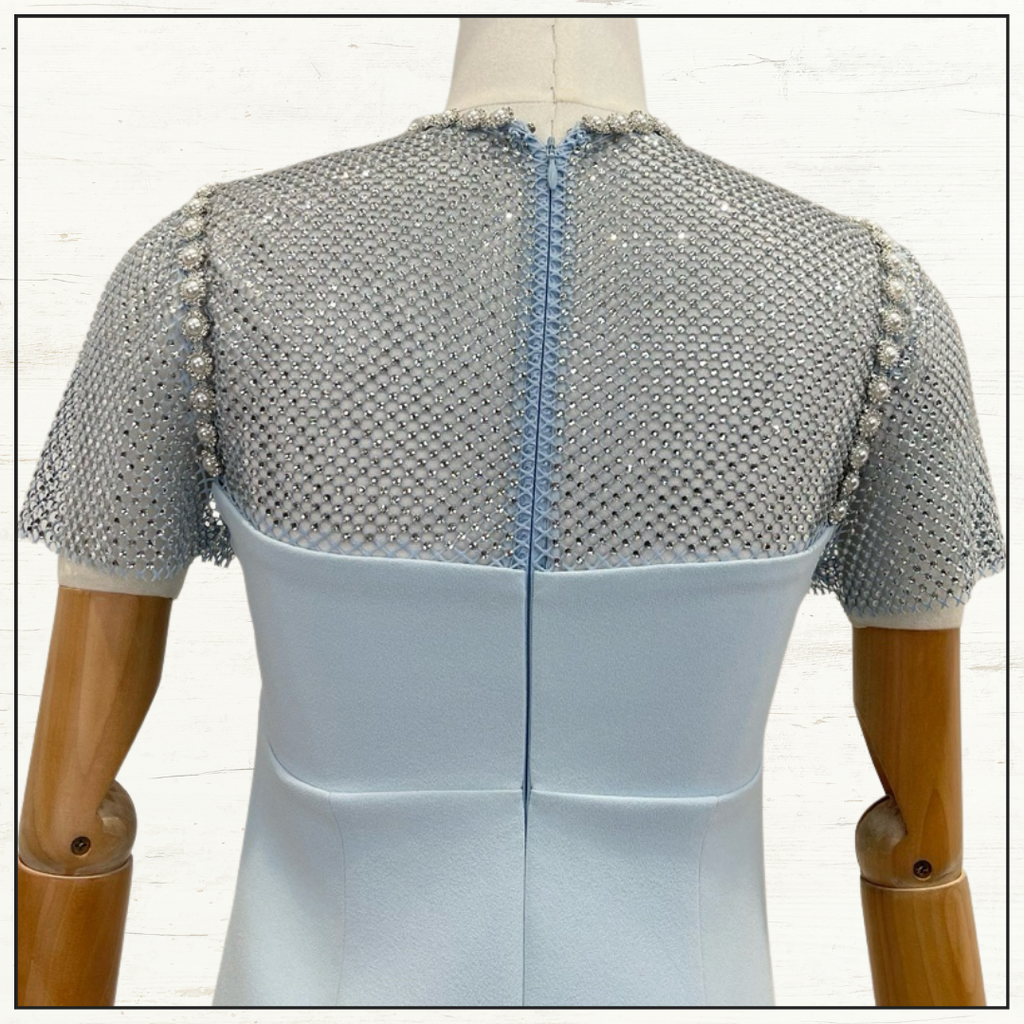 EMBELLISHED MIDI DRESS