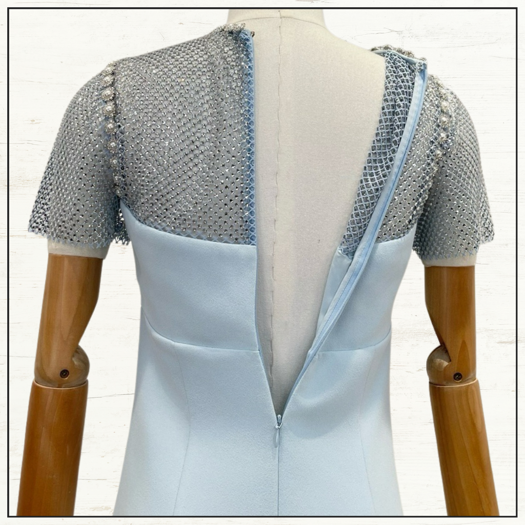 EMBELLISHED MIDI DRESS