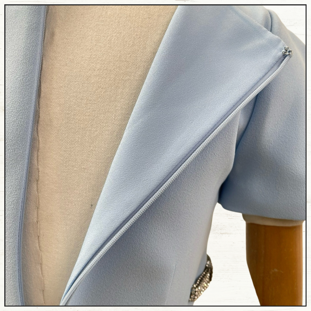 EMBELLISHED CUT OUT MIDI DRESS