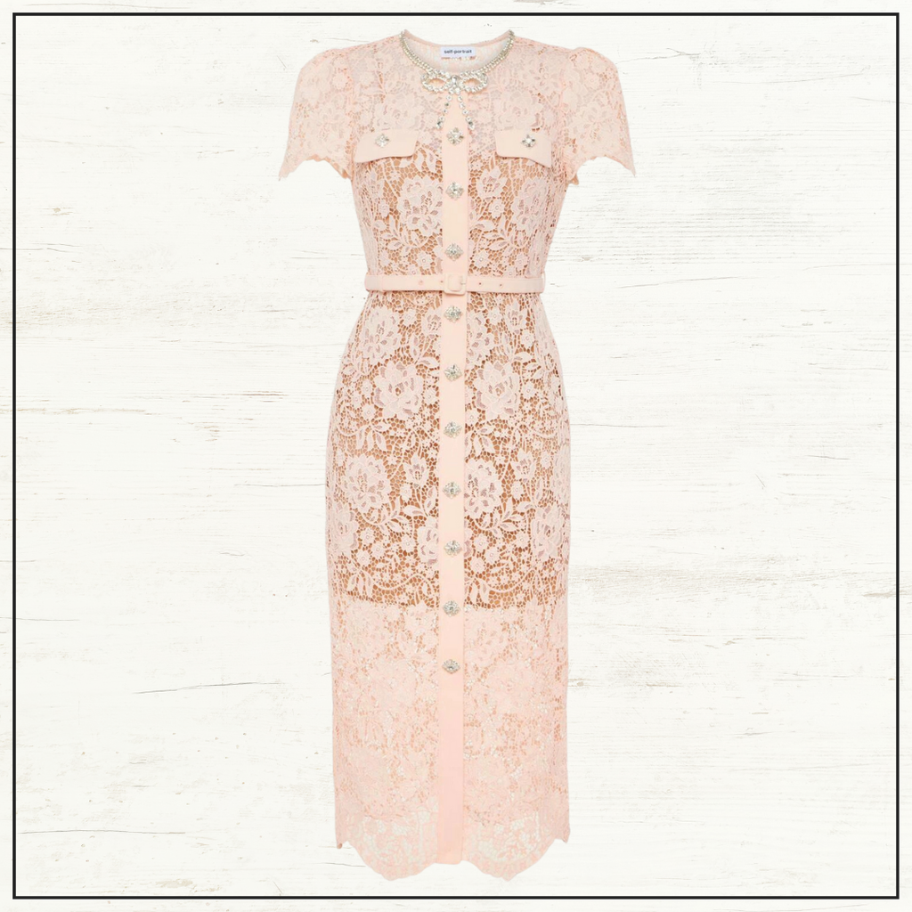 EMBELLISHED MIDI DRESS