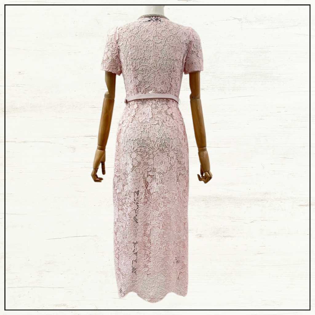 EMBELLISHED MIDI DRESS