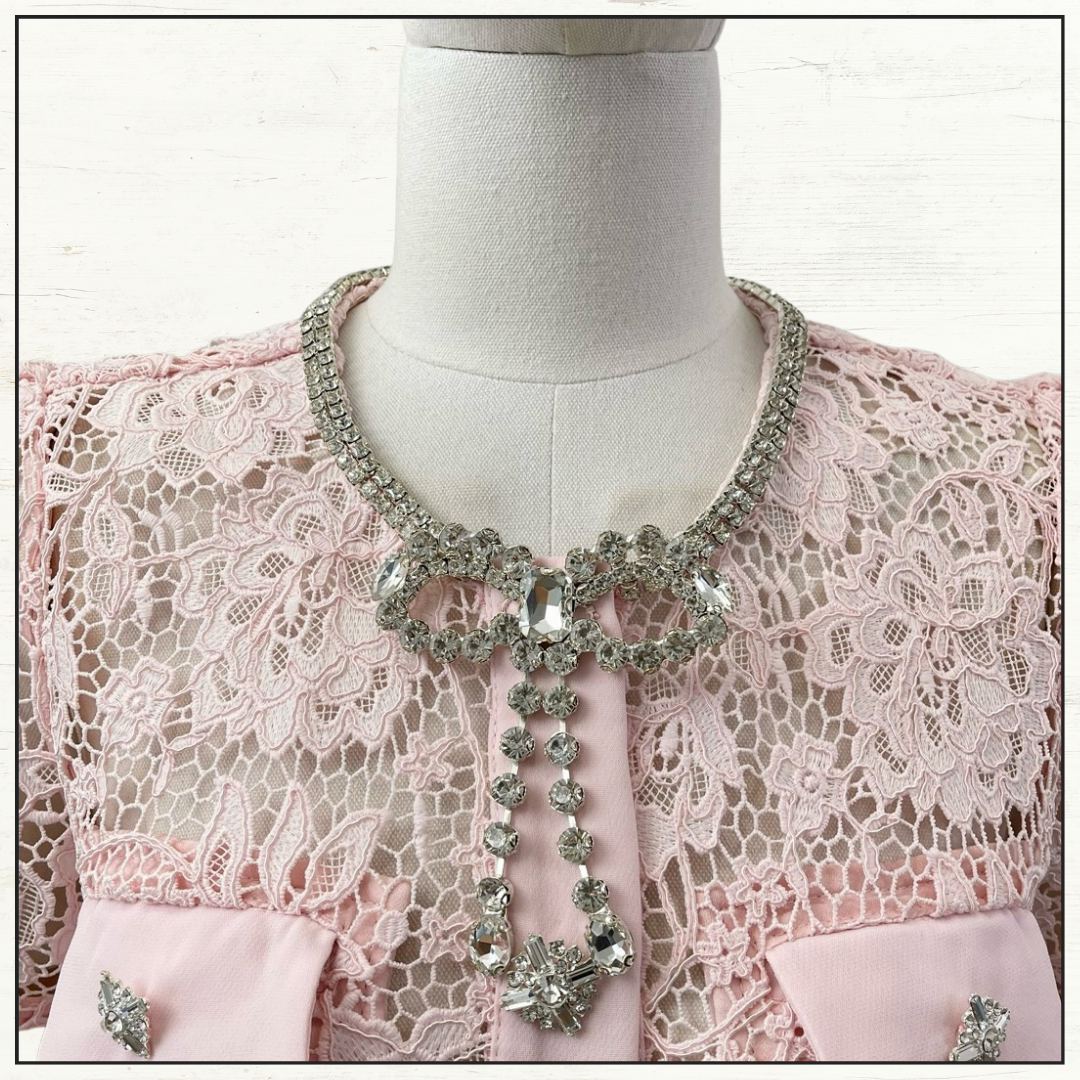 EMBELLISHED MIDI DRESS