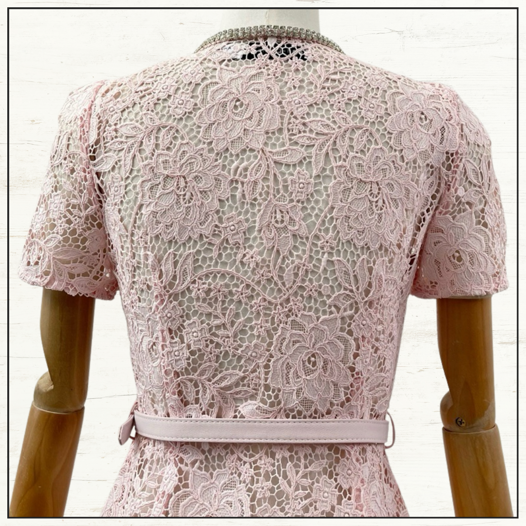 EMBELLISHED MIDI DRESS