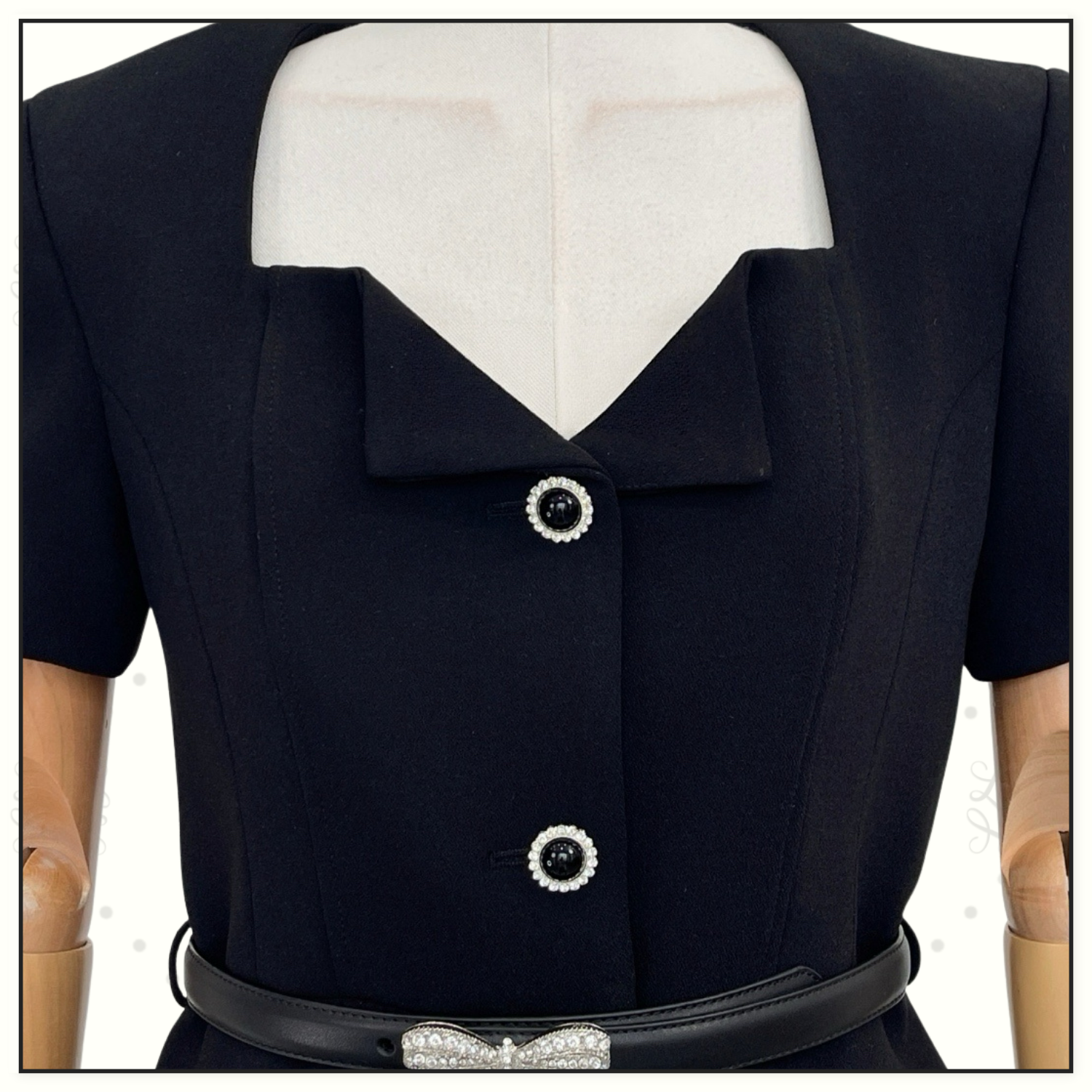 EMBELLISHED PLEATED MIDI DRESS