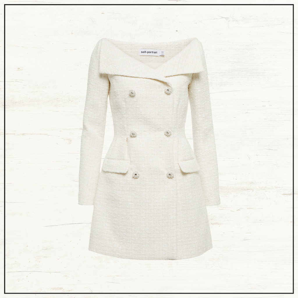 BOUCLE TWEED MINI DRESS