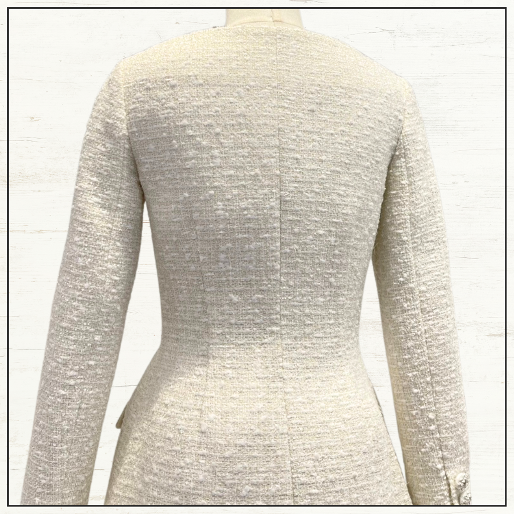 BOUCLE TWEED MINI DRESS