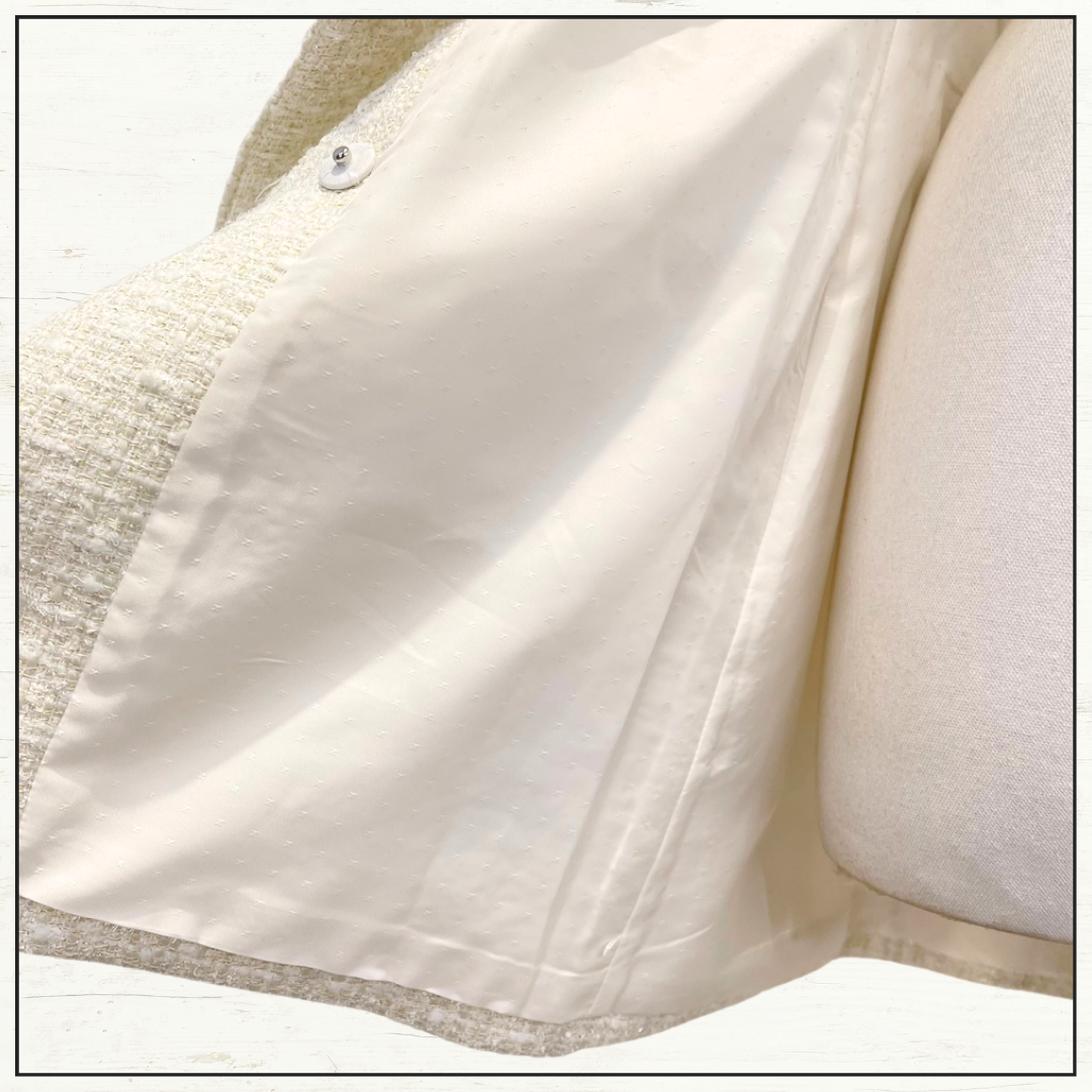 BOUCLE TWEED MINI DRESS