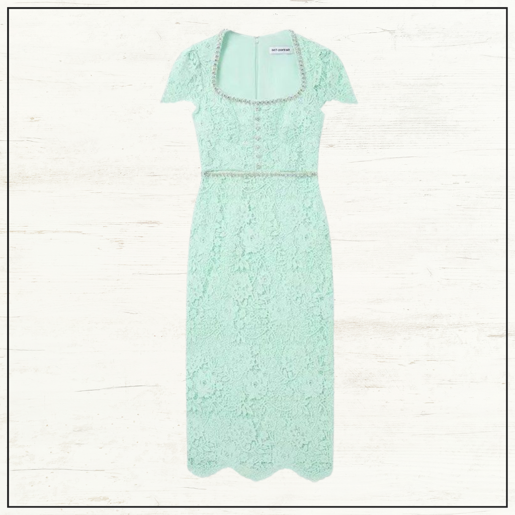 LACE MIDI DRESS