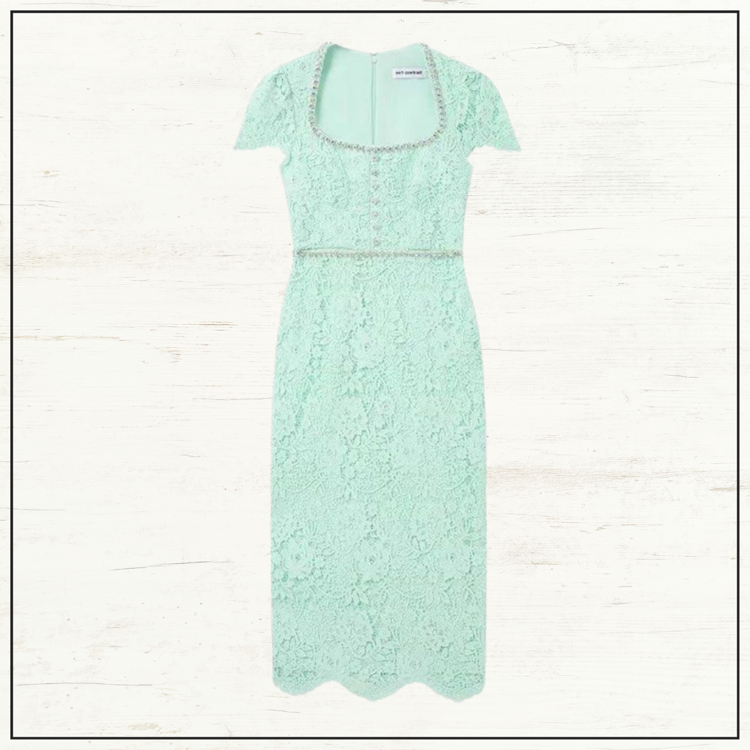 LACE MIDI DRESS