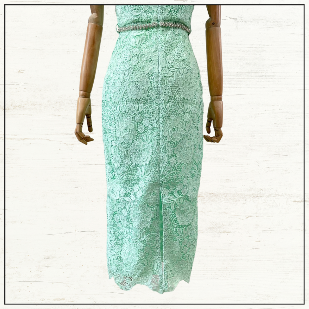 LACE MIDI DRESS