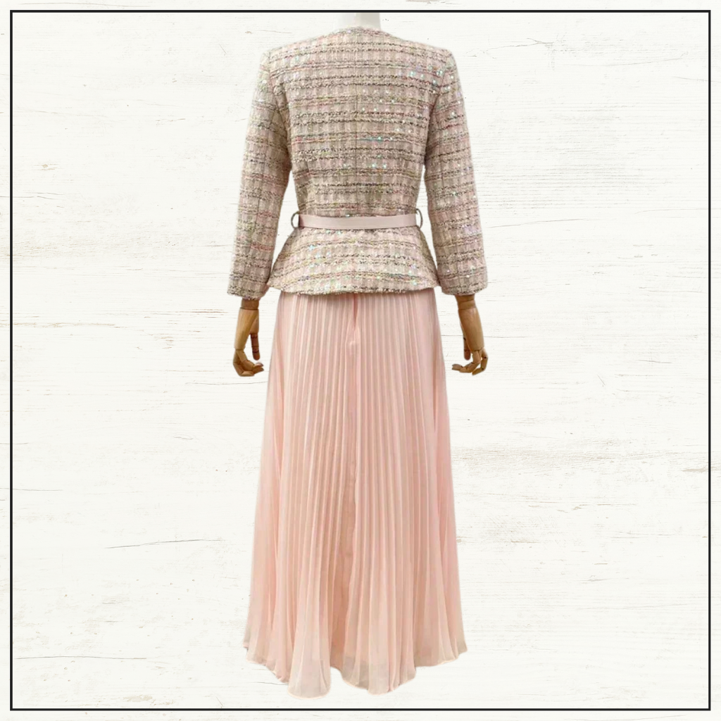 EMBELLISHED MIDI DRESS