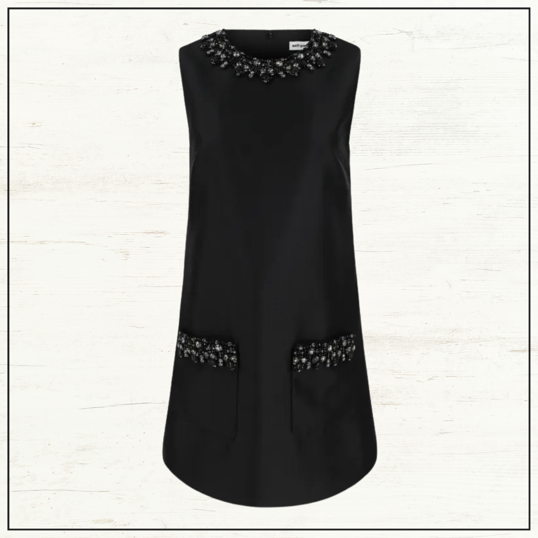 EMBELLISHED MINI DRESS