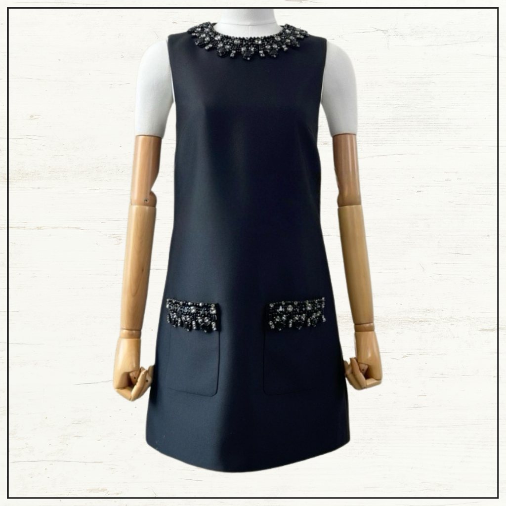 EMBELLISHED MINI DRESS
