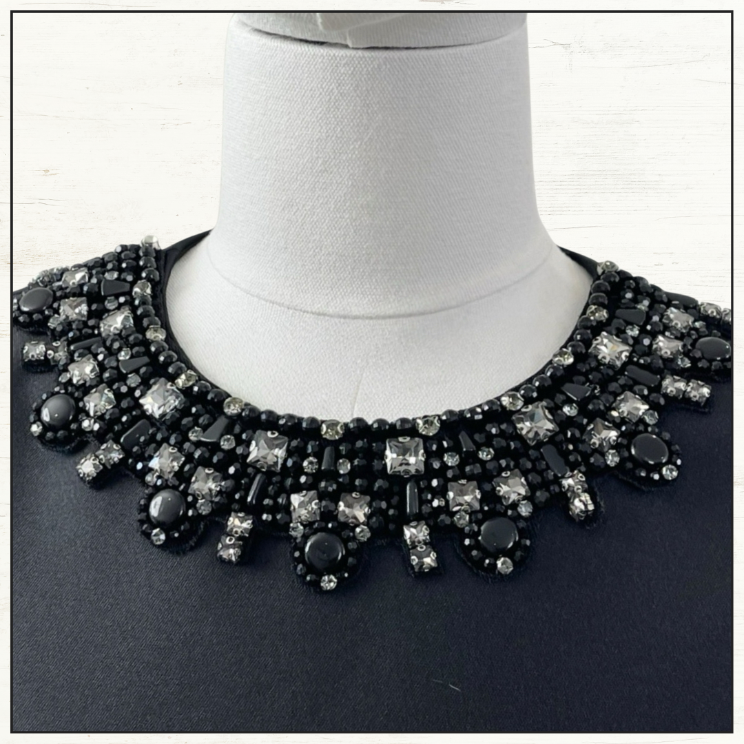 EMBELLISHED MINI DRESS